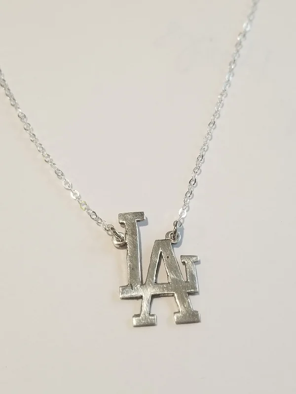 Ladies necklaces youthful charm-I Love L.A. Nameplate Necklace