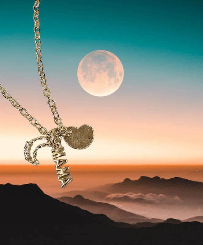 Ladies necklaces international brands-Love you to the Moon & Back Necklace