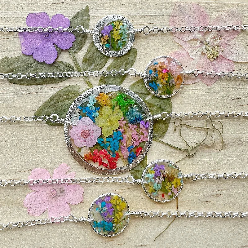 Ladies necklaces sentimental value-Botanical Garden Necklaces - BG98