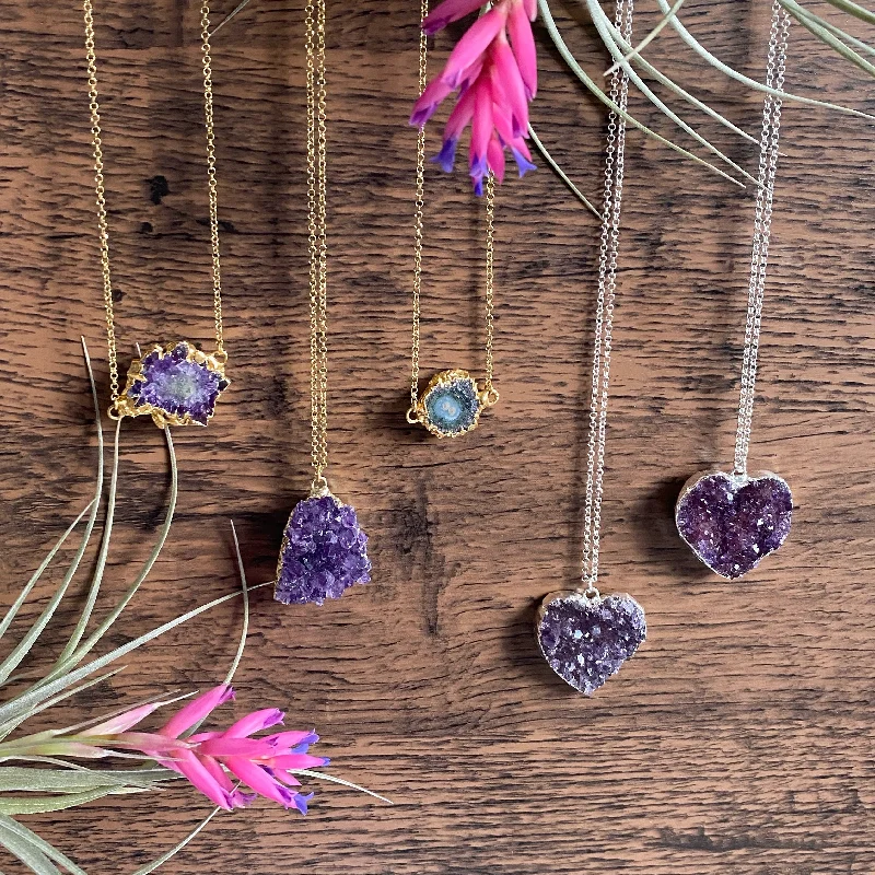 Ladies necklaces fashion ideas-Amethyst Necklace Collection