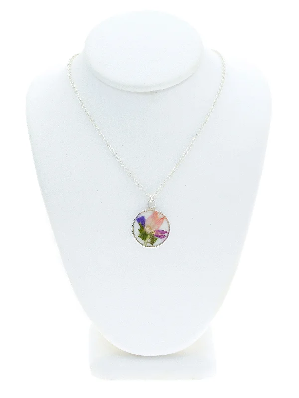 Ladies necklaces handmade art-Botanical Garden Necklace - Style BG4