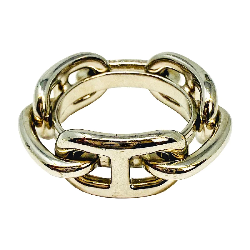 Ladies ring engraved names-Hermes Scarf Ring