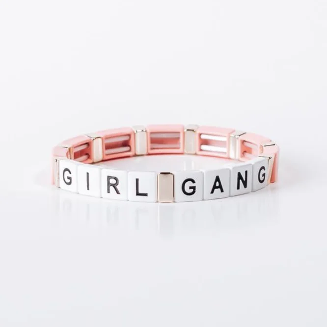 Ladies bracelets age-appropriate-Girl Gang Bracelet