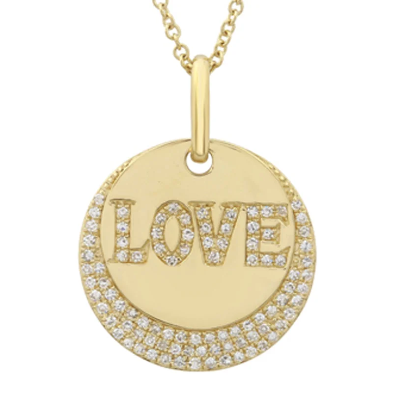 Ladies necklaces 2025 trends-LOLA LOVE DISC NECKLACE