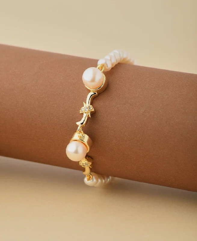 Ladies bracelets investment value-Elegant and classy Pearl Bracelet