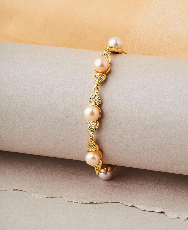 Ladies bracelets bangle style-Elegant and classy Pearl Bracelet