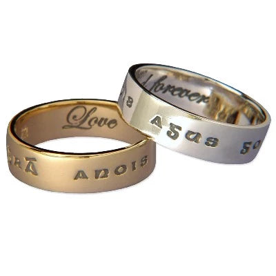 Ladies ring daily wear-"Gra anois agus go deo"  (Gaelic ~ love now and forever) Rings