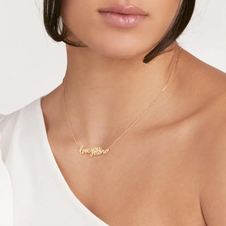 Ladies necklaces light luxury-CHARLY LOVE YOU MORE NECKLACE