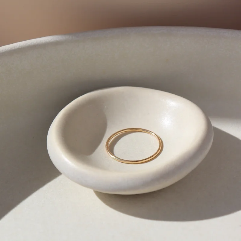 Ladies ring proposal choice-Minimal Midi Ring