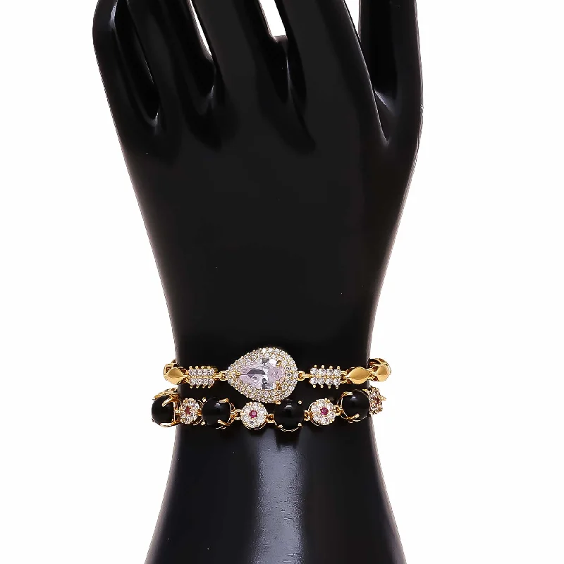 Ladies bracelets gold designs-Bracelet-O3001515